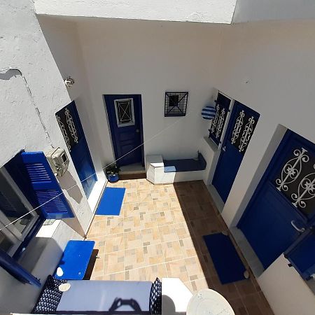 Cycladic House White And Blue In Kato Chora Villa Serifos Town Екстериор снимка